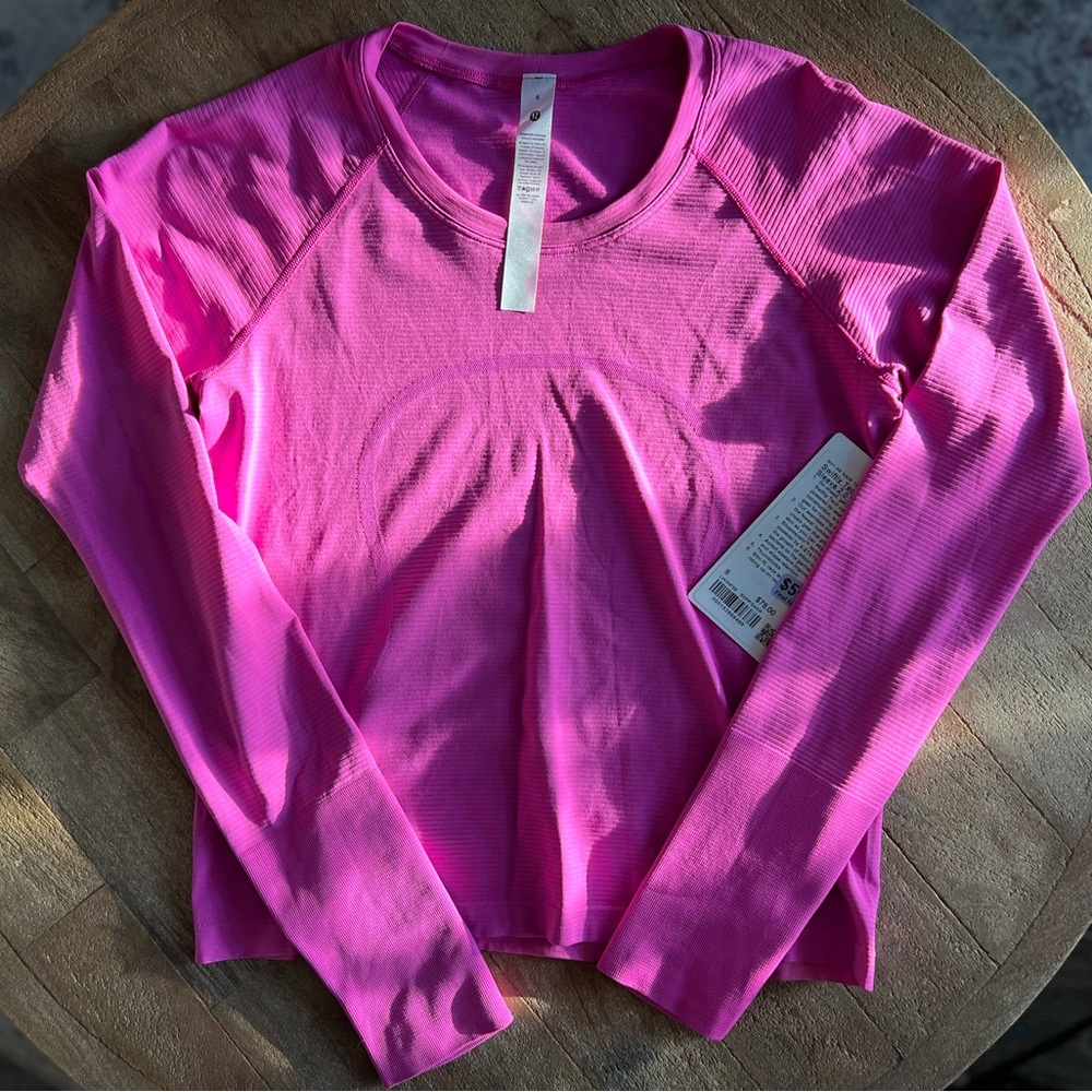 *NOT FOR SALE* NWT Lululemon Swiftly Tech Long Sleeve, POW Pink
